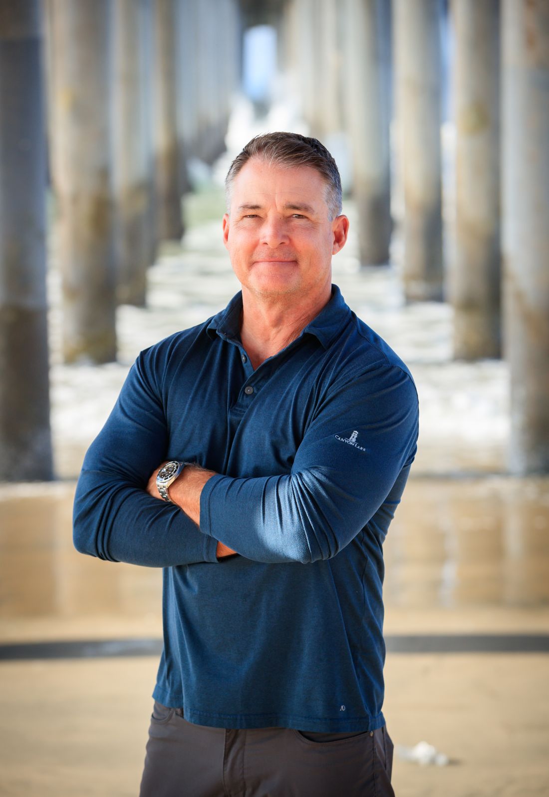 Gregg Knight under the Huntington Beach pier